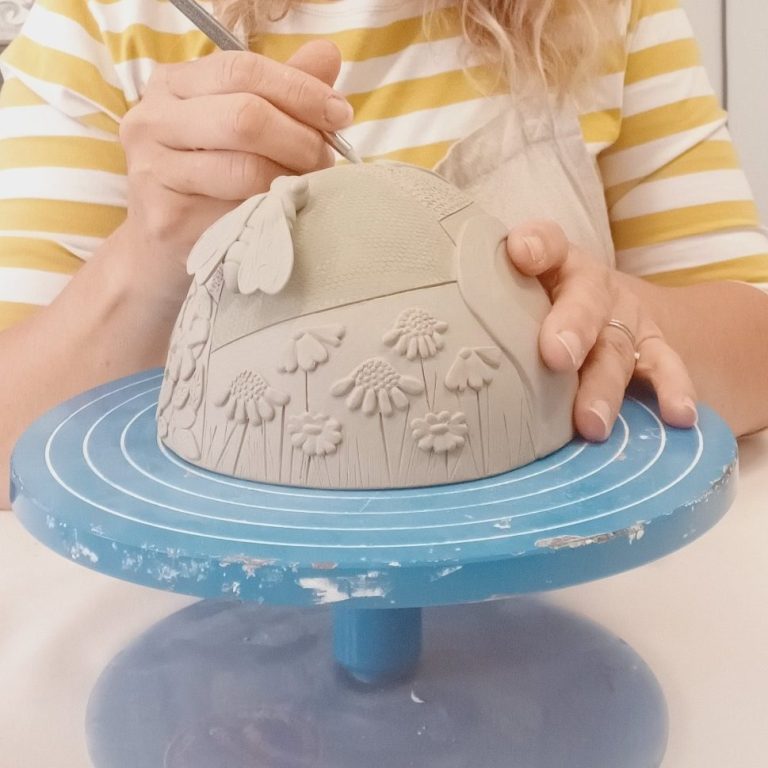 Open Skies Studio pottery studio in Pembroke Dock offering wheel throwing and hand building classes