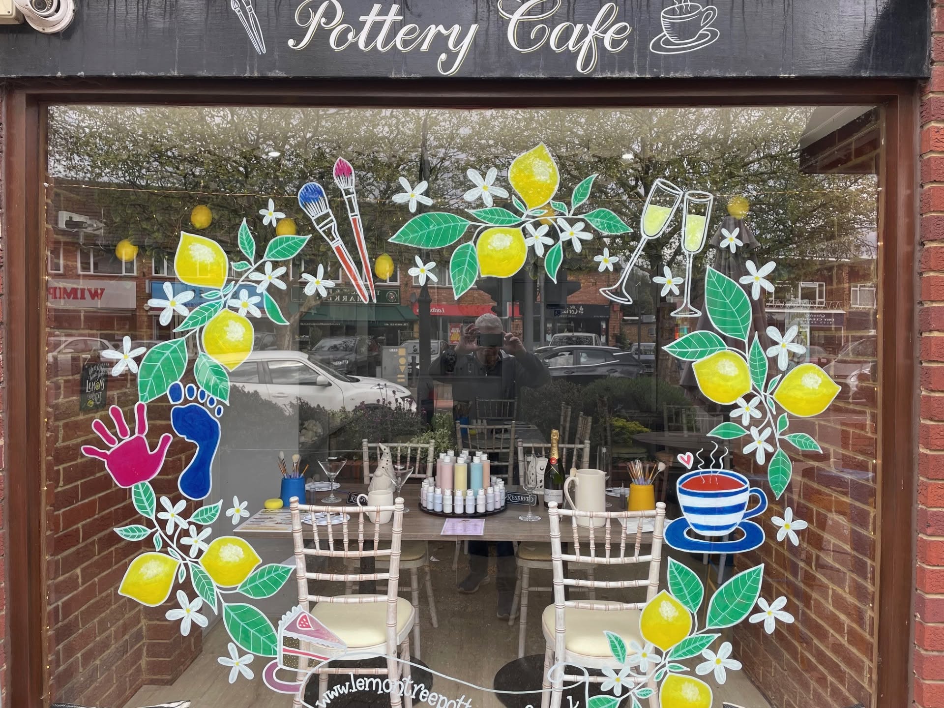 The Lemon Tree Pottery Painting Café pottery studio in Bourne End offering wheel throwing and hand building classes